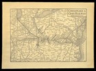 Chesapeake And Ohio Railroad Map C   O Railway System Vintage Original Ca 1929