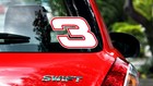 Dale Earnhardt  3 Nascar Logo Vinyl Decal   Sticker 10 Sizes   