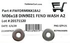  25   M6 Stainless Steel Fender Washer Din9021 6mm Metric Large Od Washer A2