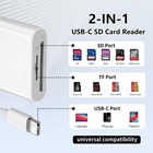 Sd Card Reader For Iphone17 16 15 support Sd  Micro Sd