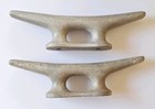 Vintage 8  Boat Dock Open Base Cleats Nautical Decor 