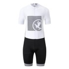  Men s Triathlon Suit Short Sleeve Top short Legs Skinsuit Padded Large Nlt02