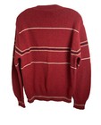 Vintage A n d  H u r s t Wool Knit Skiing Sweater Mens Large Striped Color Block