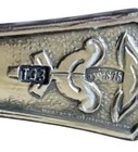 Vintage Antique Russian 875 Silver Hinged Tea Infuser Strainer Spoon  35g