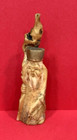 Jurojin Netsuke 2  X  75  Standing With Staff And Fan God Of Longevity   Signed