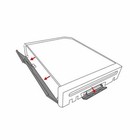 3 15pc White Replacement Door Slot Cover Lid Set For Nintendo Wii Console System