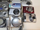 Digital Camera Lot For Parts 21 Cameras Nikon Canon Sony Olympus Jvc