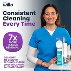 Willo Autoflo Kids U-shaped Electric Toothbrush  Large  Ages 12   Mint
