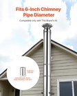 Vevor 6 X 12 Inch Insulated Chimney Pipe Double Wall Stainless Steel Stove Pipe