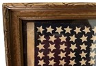 Medium Size 1877 Antique 38 Star American Parade Flag Folk Art