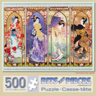 Bits And Pieces     500 Piece Jigsaw Puzzle For Adults     Oriental Gate Quilt - Gei