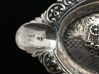 Antique Repousse Silver Cherubs Pulling Flower Cart Ashtray
