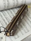 Coach X Peanuts Pencil Case In Signature Canvas With Snoopy Print Cbt17