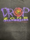 Paramount Parks Drop Zone Stunt Tower Vintage 1996 Graphic Tee Medium Black