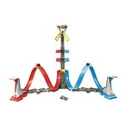 Hot Wheels Loop   Launch Track Set With Helix Loop   Cage  damaged Box 