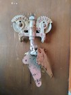 Lot Of 2 Myers Stayon Adjustable Barn Door Rollers Antique Metal Ashland Ohio 
