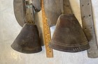 Vintage Leather Hooded Wood Stirrups 