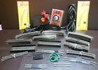Vintage Lot Of 70 Model Train Tracks  Speed Control  And Hobby Transformer