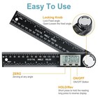 Third Generation Protractor Angle Finder  Digital Angle Ruler With 7inch 200mm 