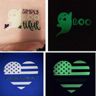 Guangyintong Glow In The Dark Heat Transfer Vinyl Rolls  12  X 5ft Luminous Gree