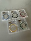 2018-w American Silver Eagle Pcgs Pr70 Dcam    5 Coin Olympic Set     First Strike
