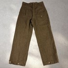 Vintage 50s British Army P1937 P37 Wool Trousers Fits 32x31 Ww2 Era Pants