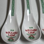 4 Rolling Loud X Munchies Ramen Soup Spoons Green Greek Key Plastic Rare Merch