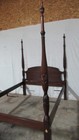 Henkel Harris Mahogany Queen Size Rice Poster Bed 