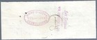 Bank Check Rn-g1 Merchants National Bank  Vt Burlington  1882
