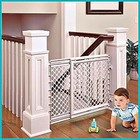 Baby Safety Gate Tall Walk Thru Pet Fence Indoor Security Dog Door Made In Usa