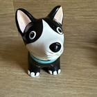 Mini Boston Terrier Decorative Planter 5  Tall Drain Hole Succulent Plant Pot