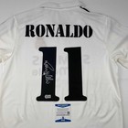 Autographed signed Ronaldo Nazario Real Madrid White Jersey Beckett Bas Coa