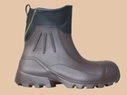 Brown Waterproof Hunting Fishing Farming Mud Safety Toe Protective Work Boots