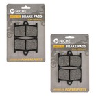 Brake Pad Set For Yamaha Fz1 5lv-w0046-50 4sv-25805-00 Front Rear Semi-metallic