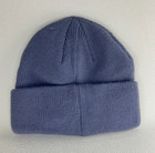 Alo Yoga Blue Knit Cuffed Beanie Winter Hat Warm Stretch Casual Outdoor Nwt