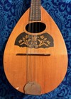 Antique Solid Wood 8-string Mandolin  bowl Back  Wooden Lute Stringed Vintage