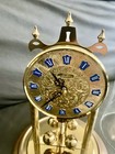 Vintage Hamilton Anniversary Quartz Torsion Clock 11 5    Tall Glass Dome