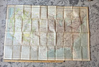 The Official Map Of The United States 1916 National Survey Company Approx 33x52
