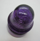 Rare Antique 1678 Solid Royal Purple Glass Insulator High Price Guide Value Htf