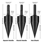 4x High Speed Twist Firewood Drill Bit Wood Splitter Screw Splitting Cone Driver