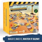 Construction Toy Track For Kids Playset Gift - Excavator Truck Crane Vehicles