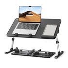 Adjustable Lap Desk For Laptop - Height   Angle Adjustable Bed Stand  Portable