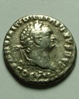 Rare Genuine Ancient Roman Silver Coin Ar Denarius Domitian  As Caesar  Goat