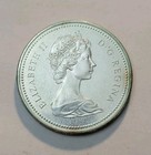 1973 Canada 1 Dollar Royal Canadian Mounted Police Commemorative Silver Coin