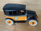 Ferdinand Strauss Yellow   Black Tin Litho Yell-o-taxi Wind Up Taxicab