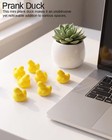 Funny Prank Duck  Cute Joke Ornament For Men Women  Yellow 2pieces