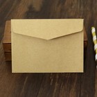 100pcs Vintage Kraft Envelopes Blank Envelopes Mini Note Retro Mini Envelopes