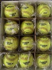 Wilson A9011 12  Leather Fastpitch Softballs Nfhs High Seam 1 Dozen New In Box