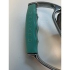 Vintage 1950s Maynard Hand Crank Egg Beater Whisk Kitchen Tool Teal Handle