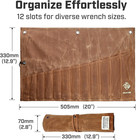 Tool Pouch  Roll-up Storage Bag For Hand Tools   Wrenches